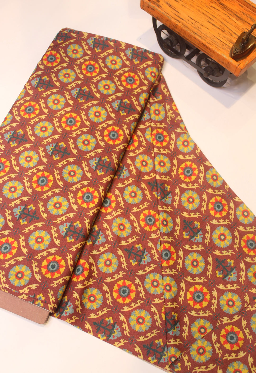 Printed muslin fabric