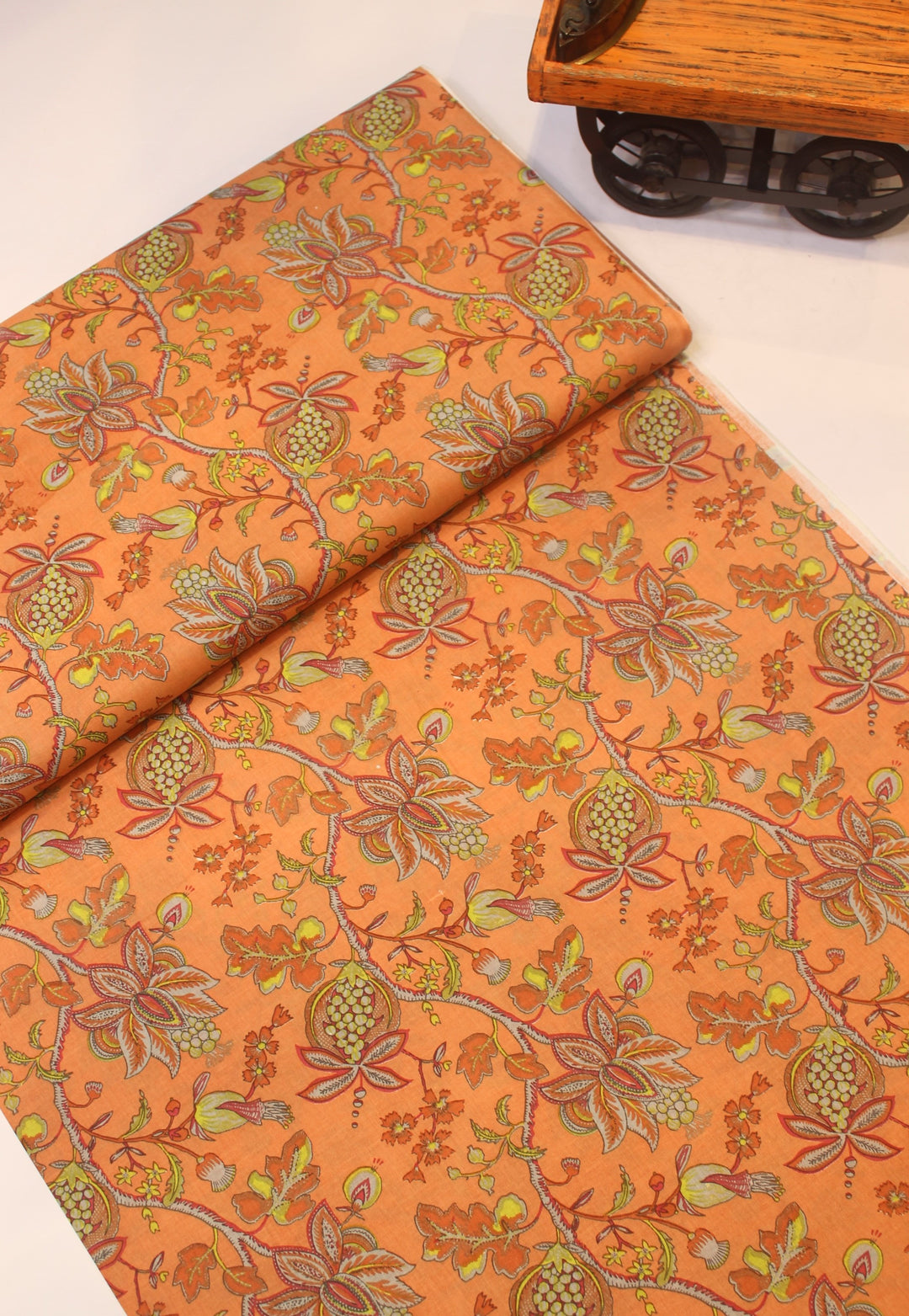 Printed muslin fabric
