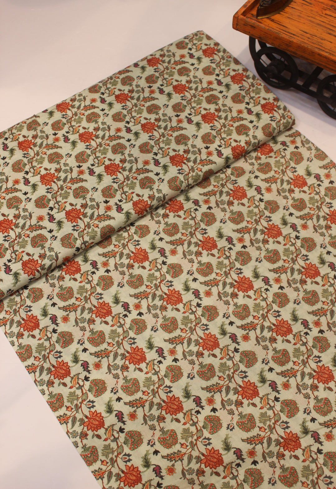 Printed muslin fabric