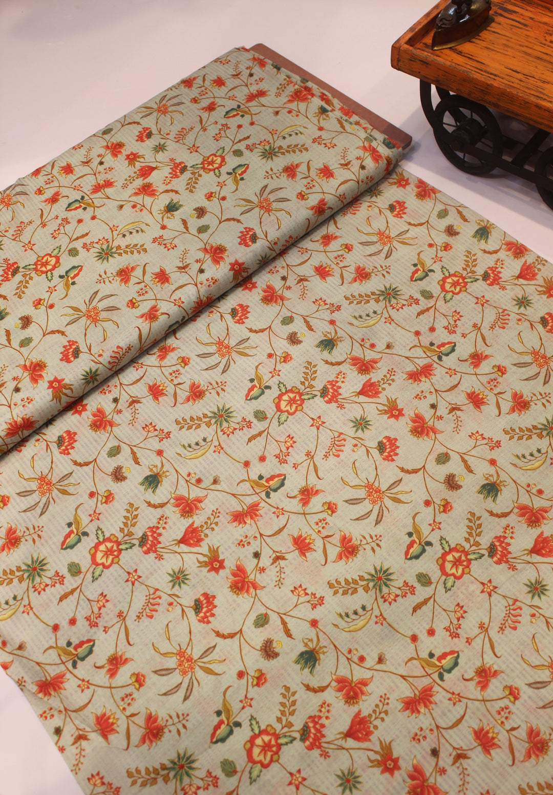 Printed muslin fabric