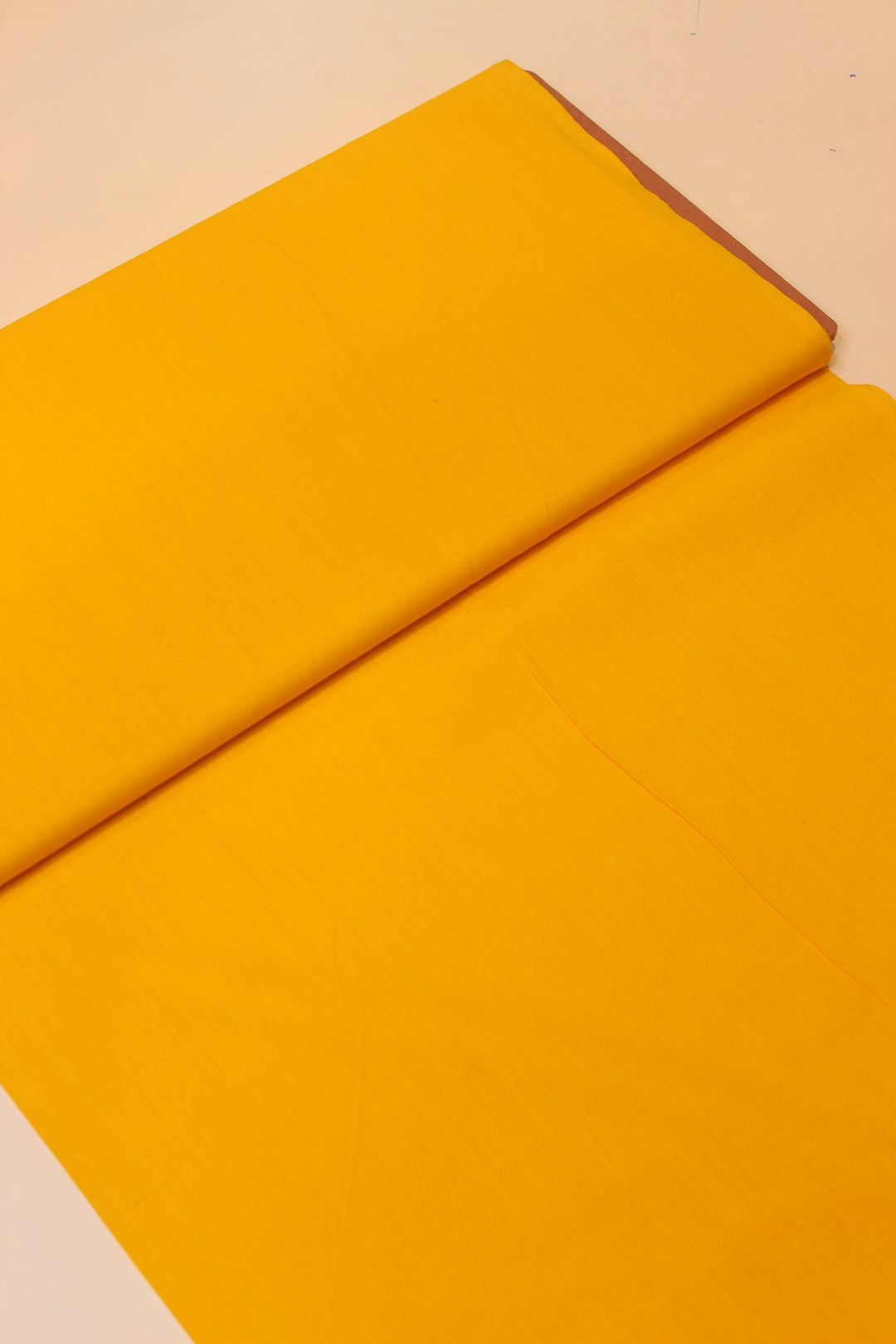 Plain Yellow Cotton Fabric