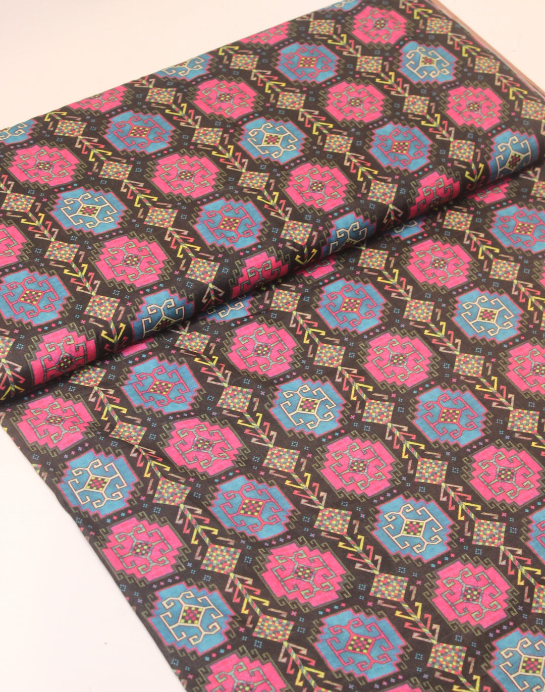 Printed muslin fabric