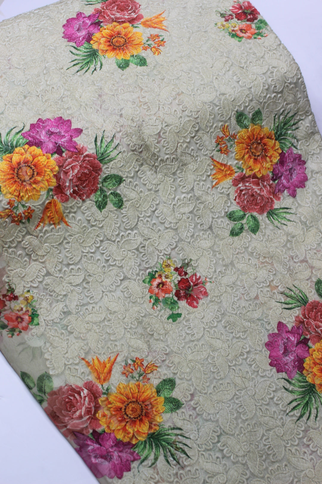 CHIFFON EMBROIDERY FABRIC