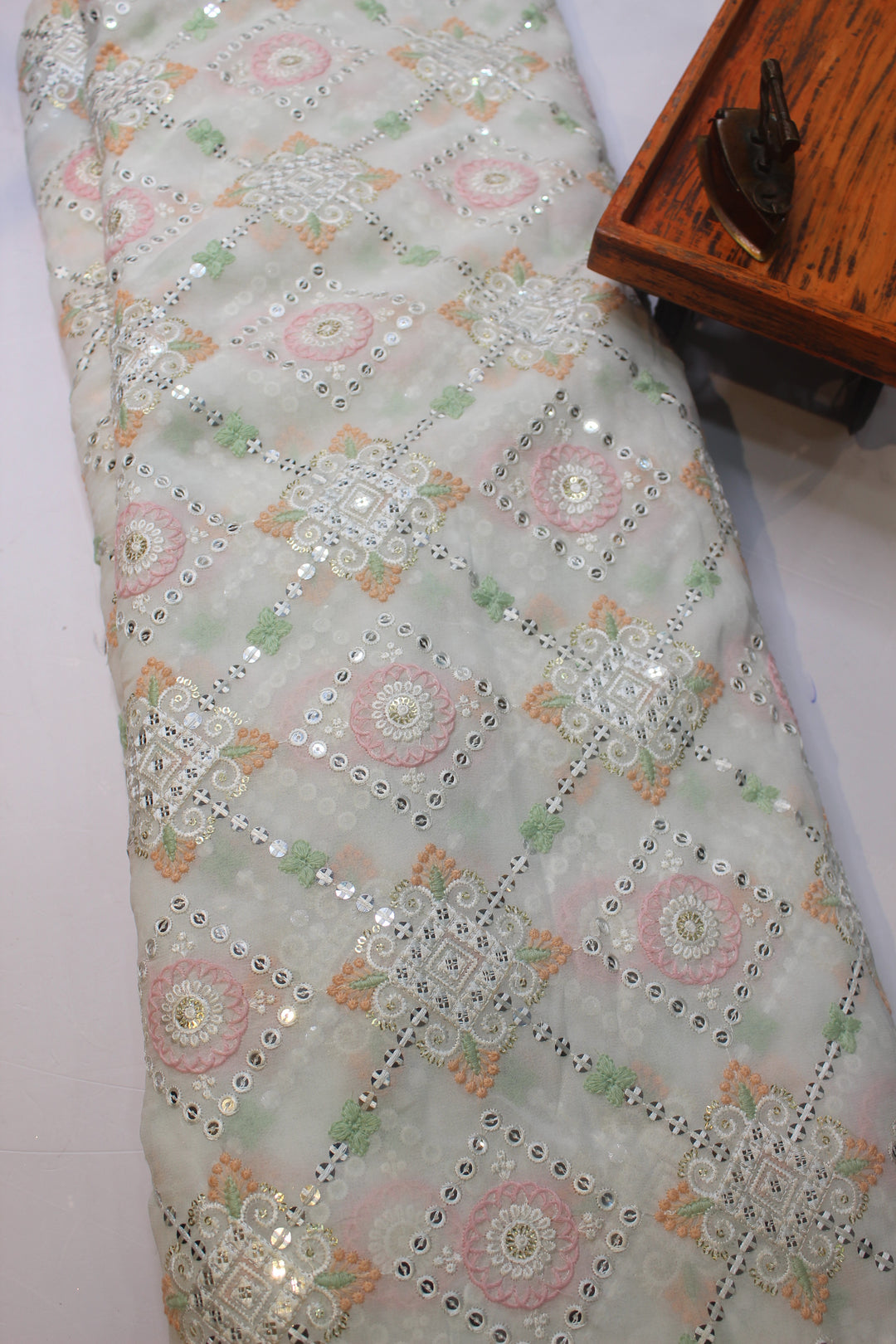 chiffon sequin fabric