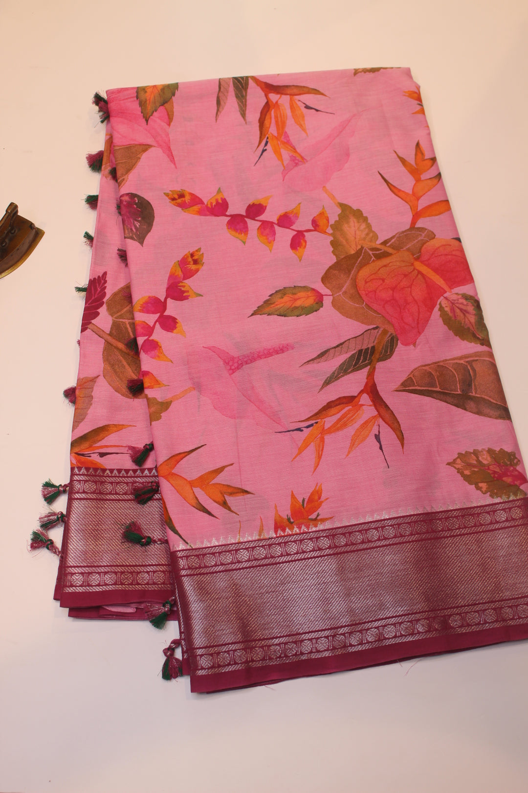 Digital Print Cotton Saree