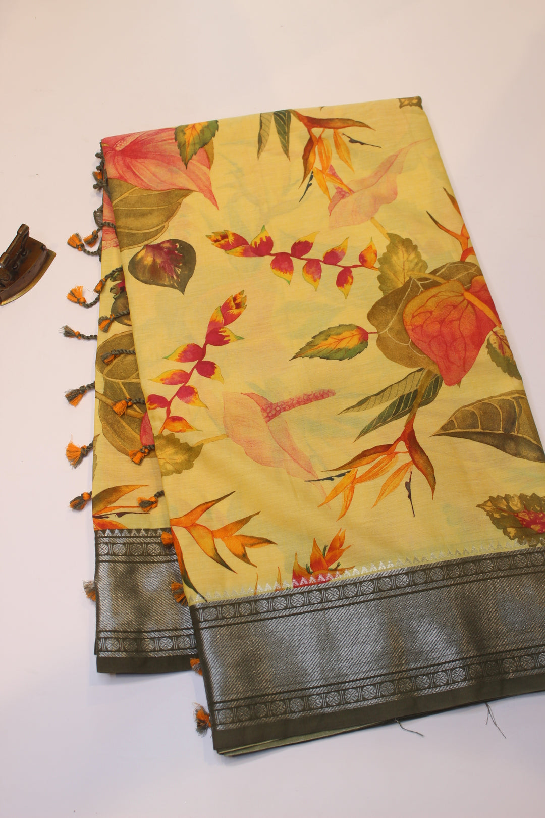 Digital Print Cotton Saree