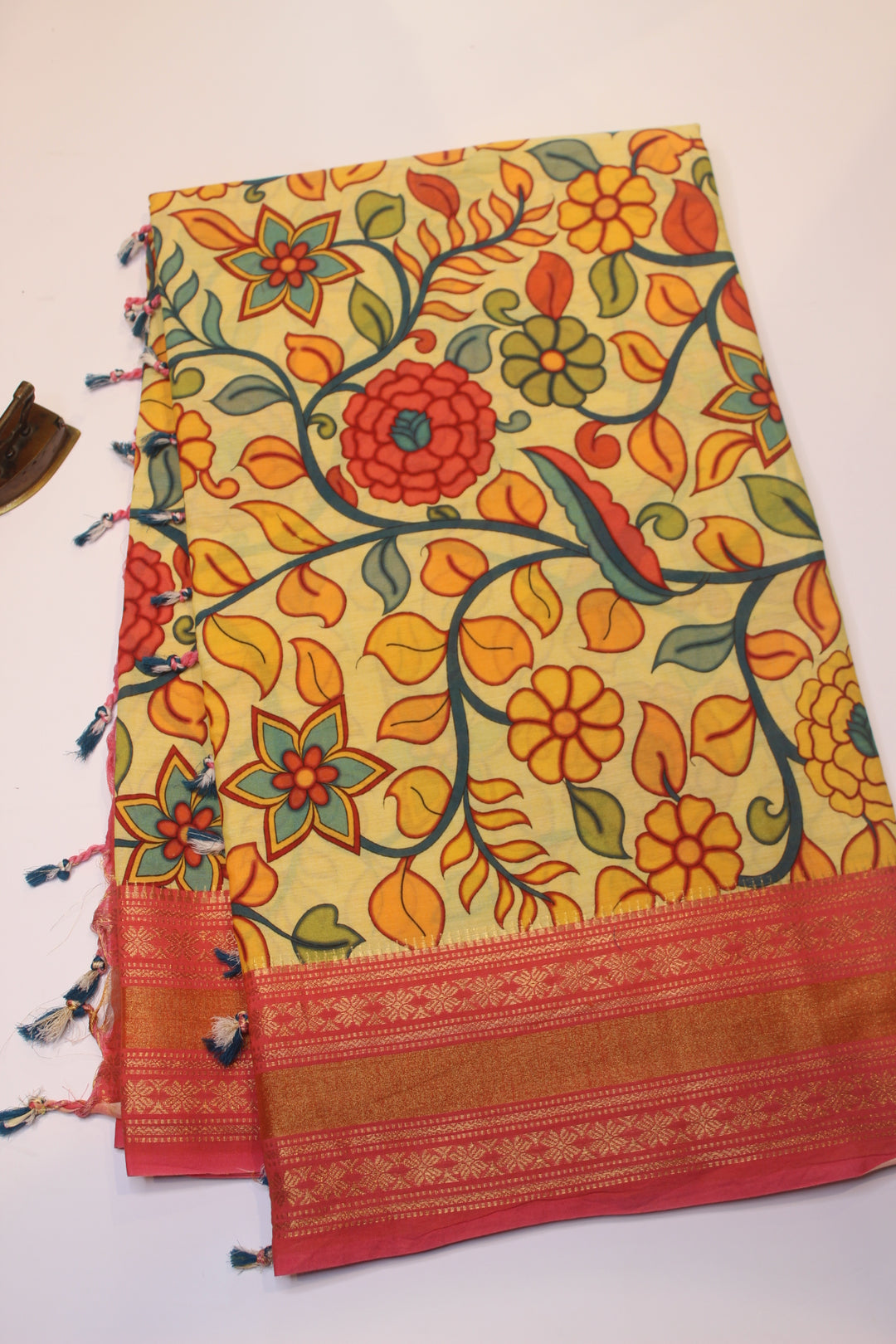 Digital Print Cotton Saree