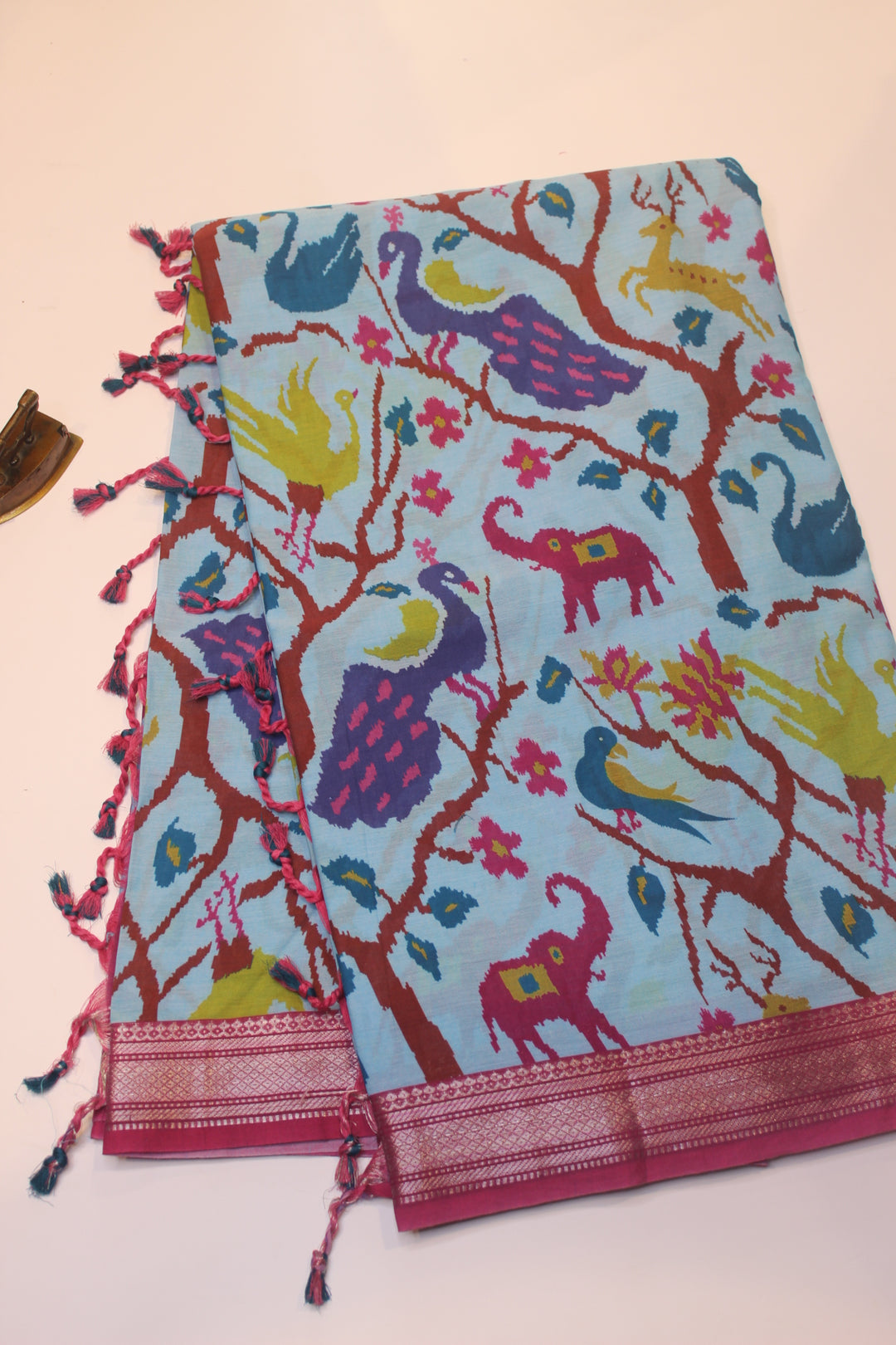 Digital Print Cotton Saree
