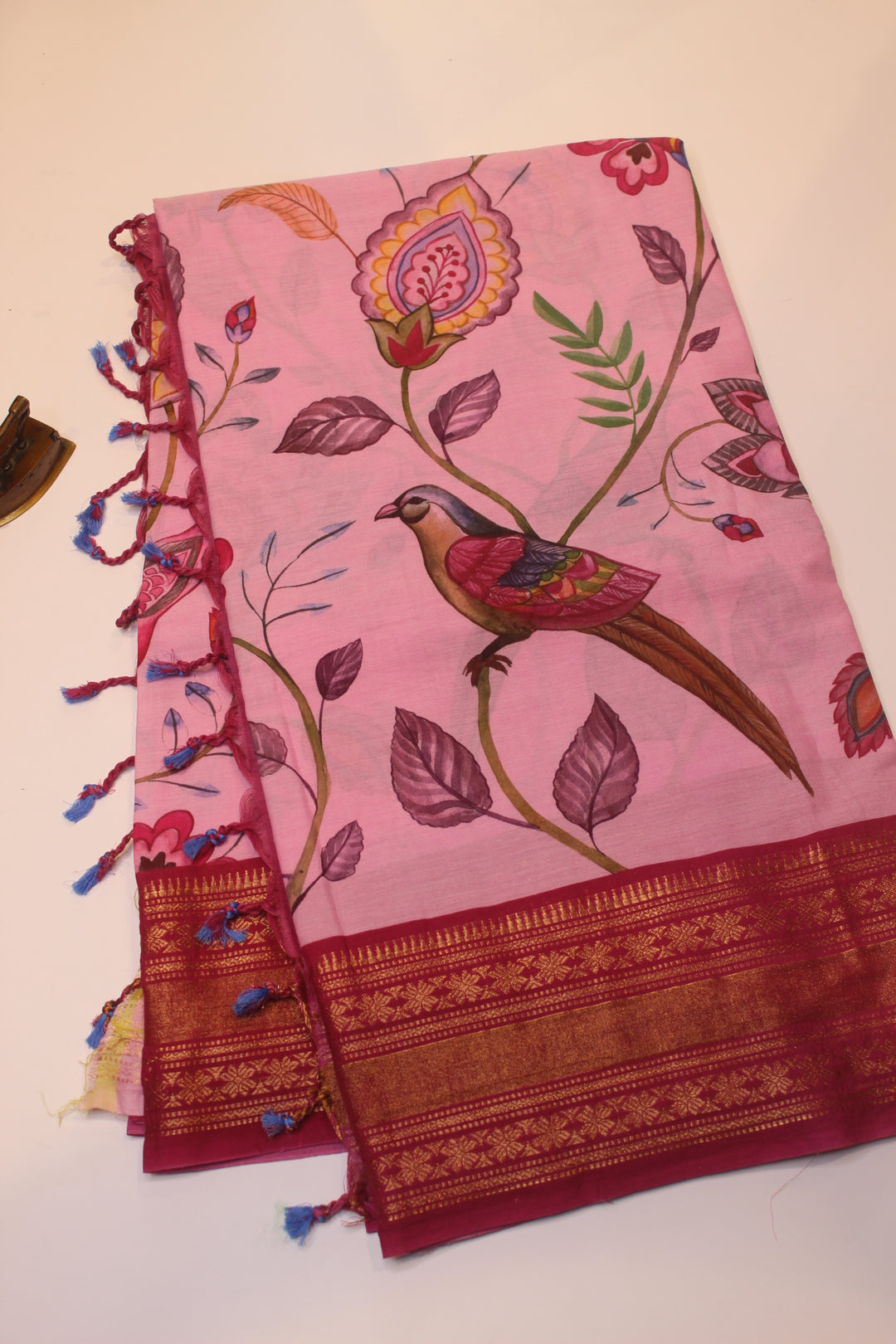 Digital Print Cotton Saree