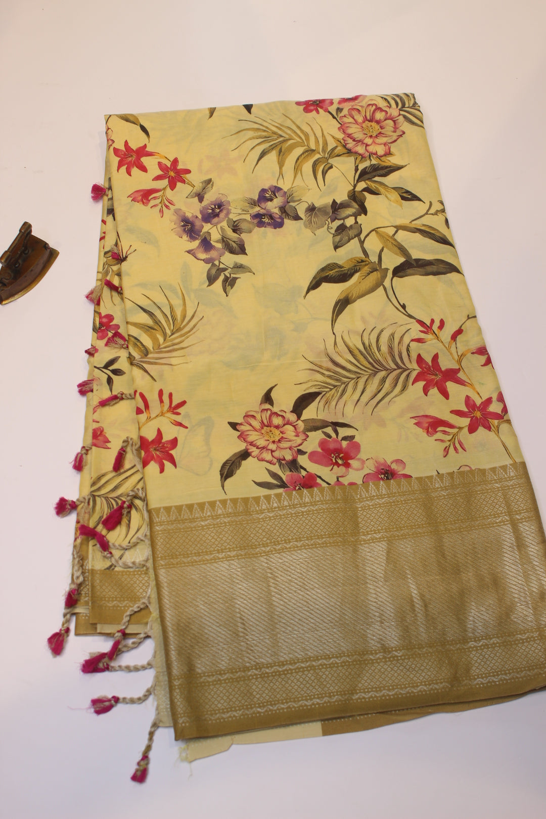 Digital Print Cotton Saree