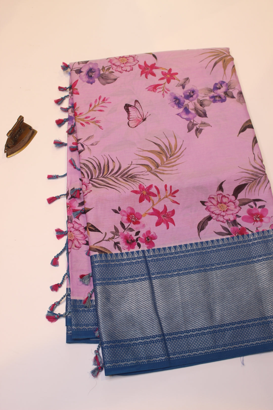 Digital Print Cotton Saree