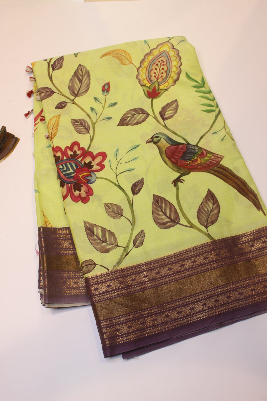 Digital Print Cotton Saree