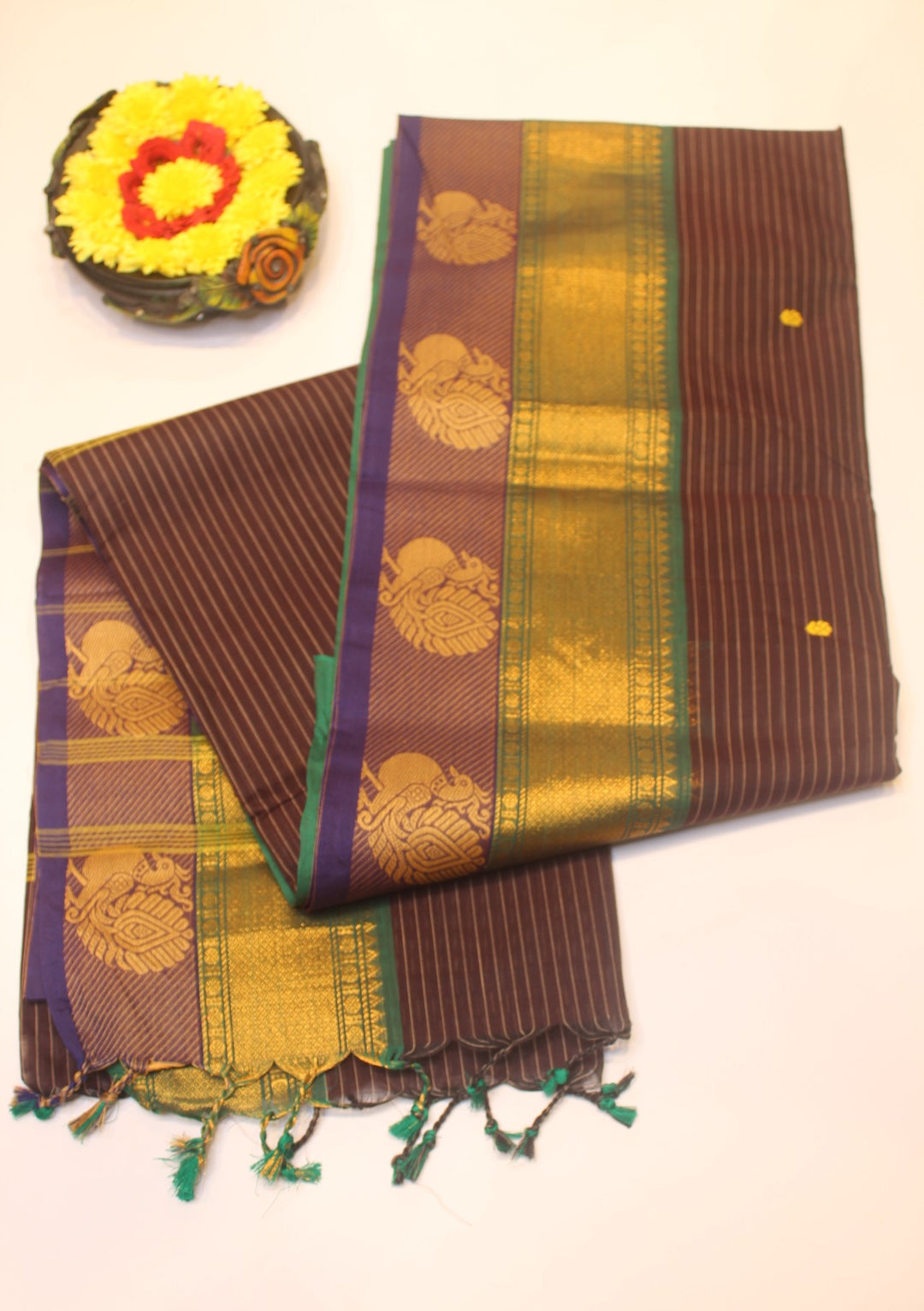 Cotton saree with Border