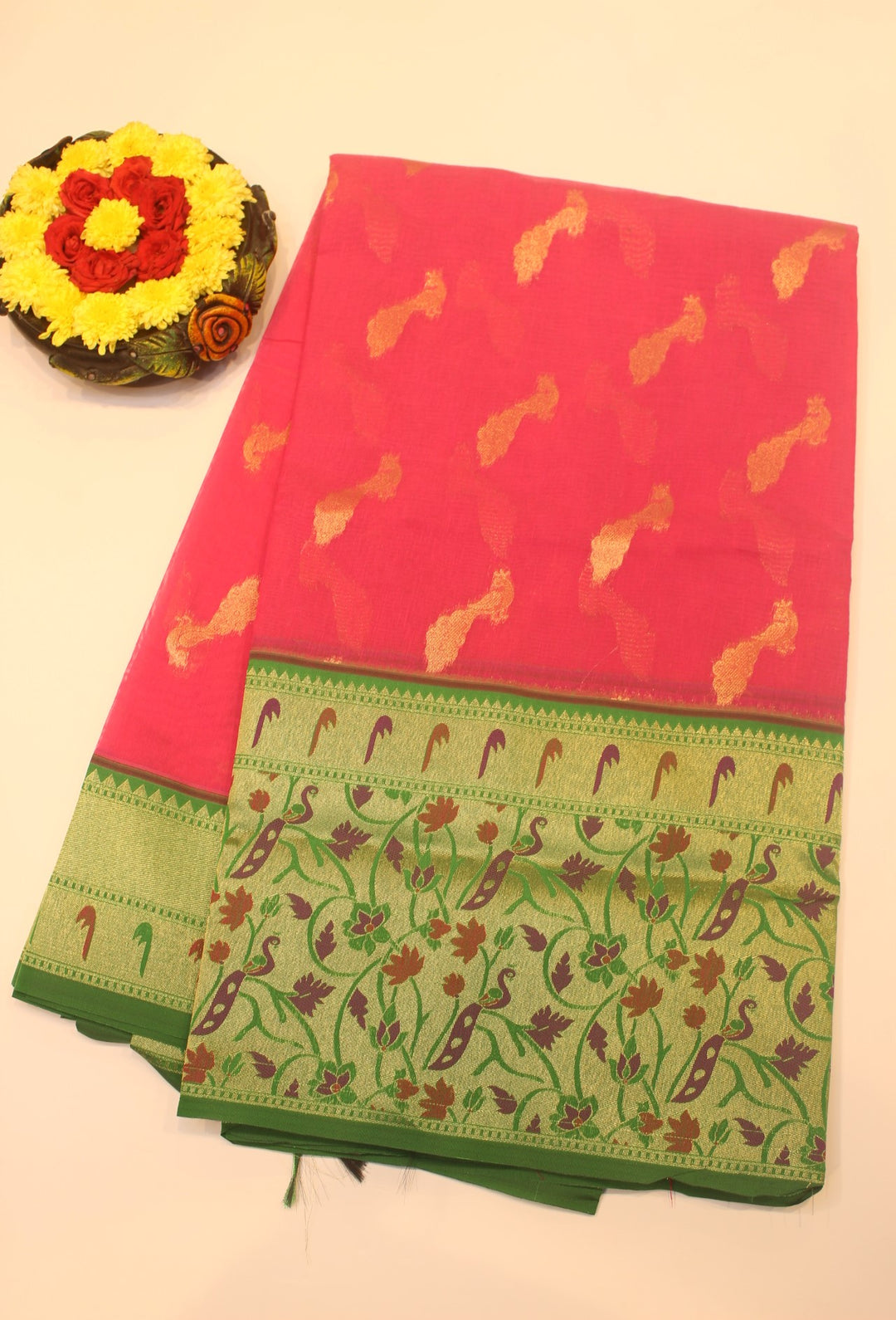 Tissue Gadwal Saree