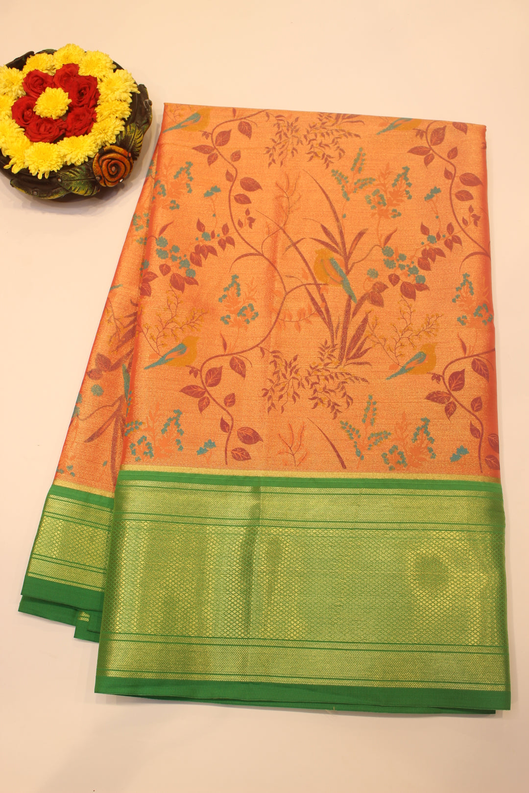 UPPADA PRINTED TISSUE SAREE