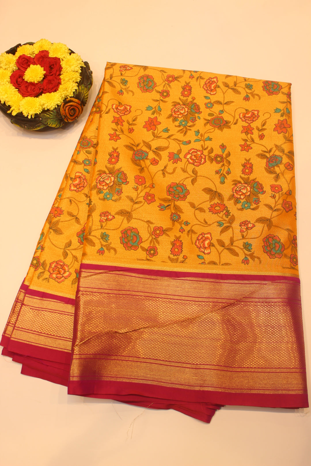 UPPADA PRINTED TISSUE SAREE