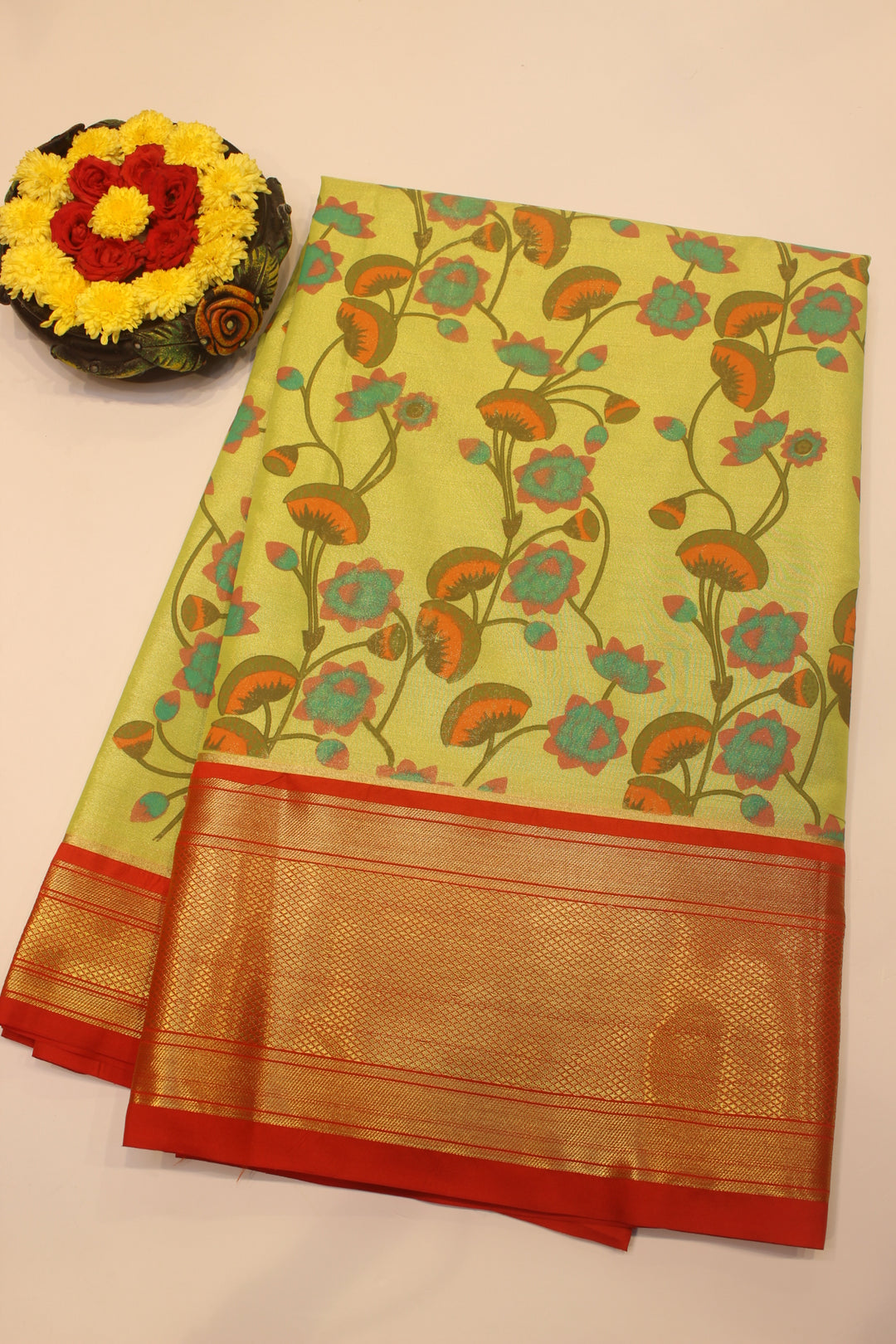 UPPADA PRINTED TISSUE SAREE