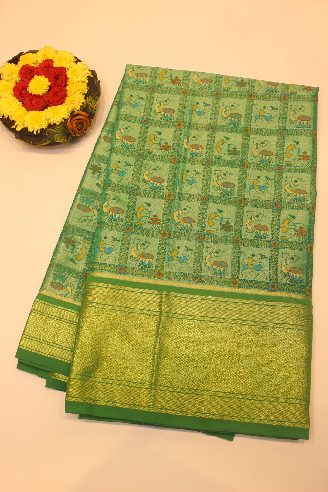 UPPADA PRINTED TISSUE SAREE