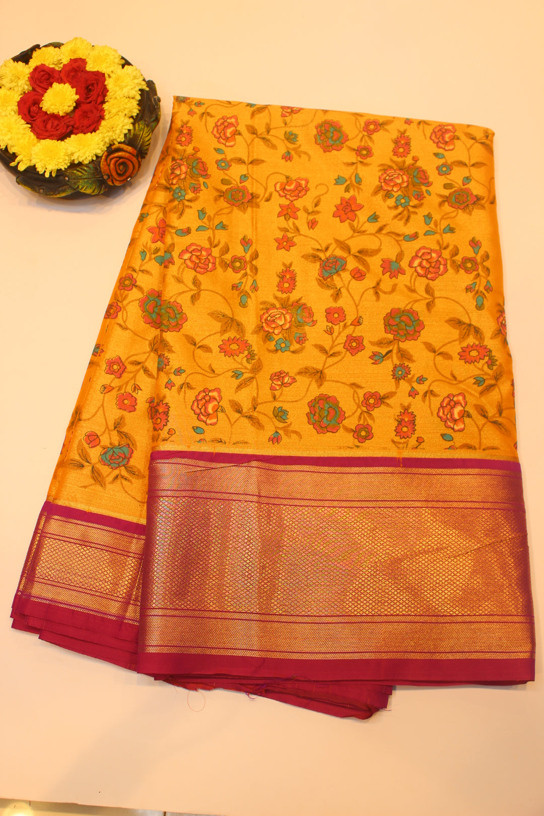 UPPADA PRINTED TISSUE SAREE