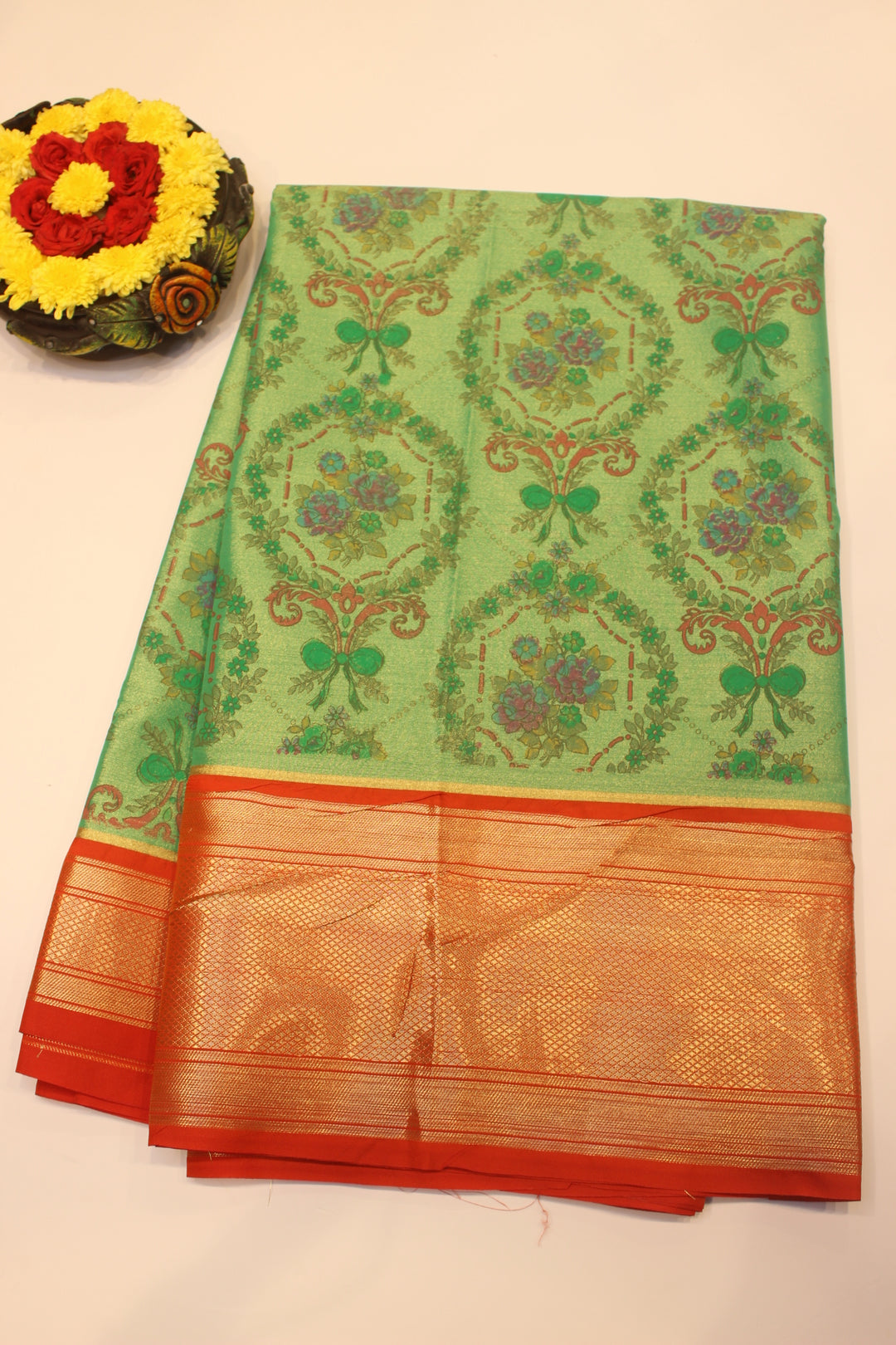 UPPADA PRINTED TISSUE SAREE