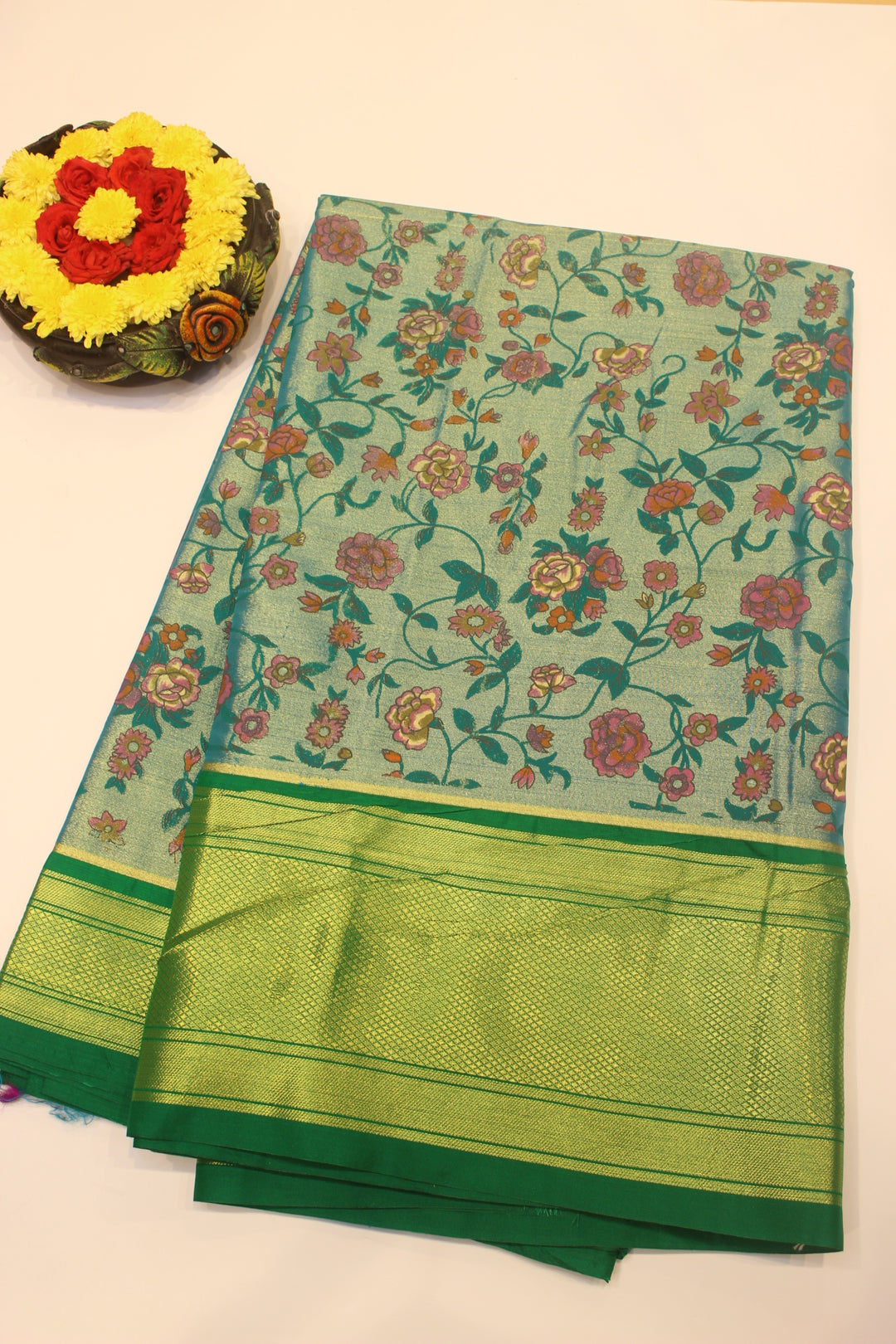 UPPADA PRINTED TISSUE SAREE
