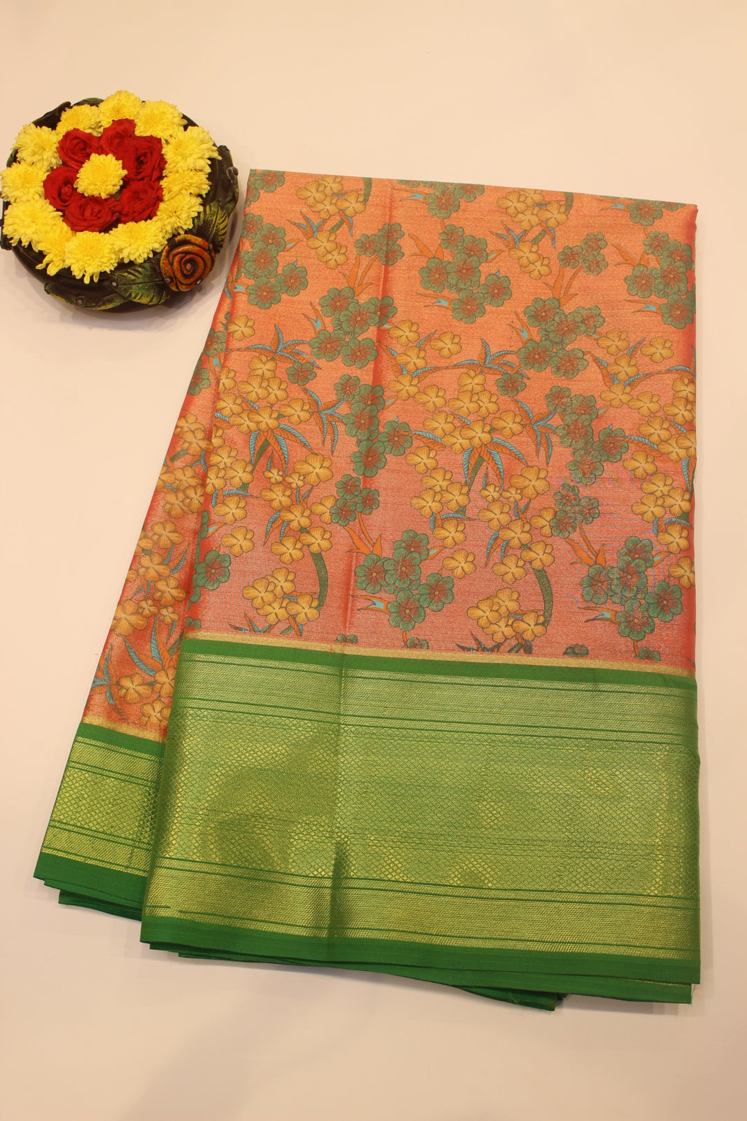 UPPADA PRINTED TISSUE SAREE