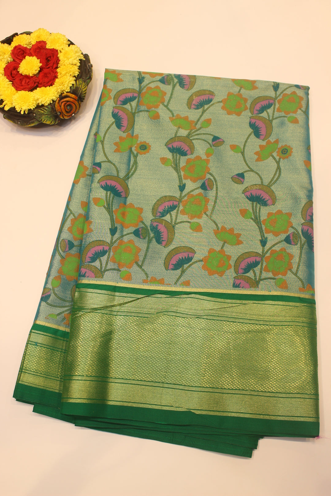 UPPADA PRINTED TISSUE SAREE