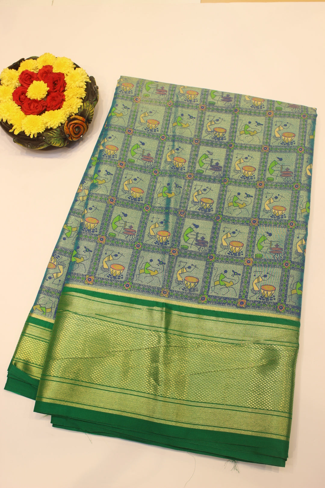 UPPADA PRINTED TISSUE SAREE