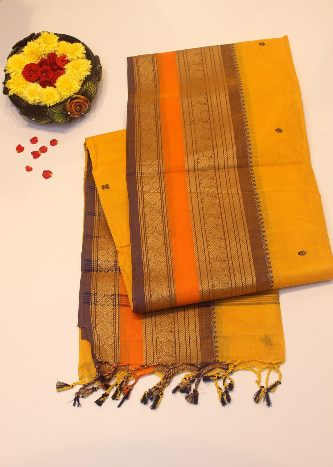 Cotton saree with Border