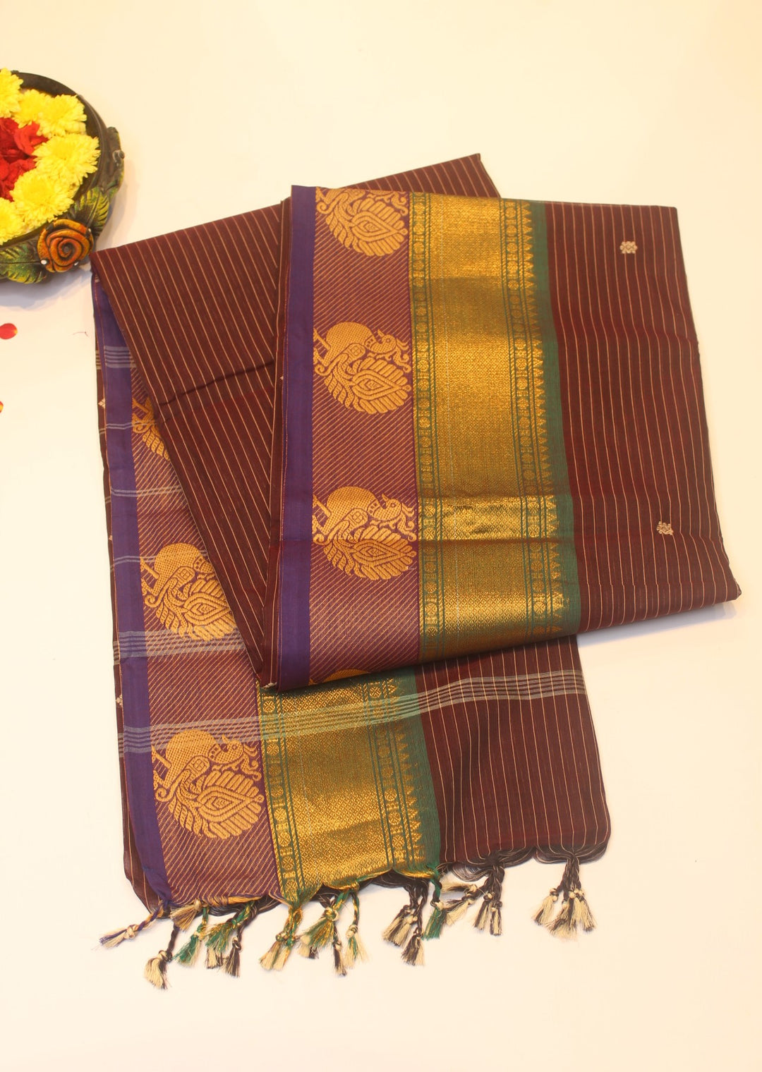Cotton saree with Border