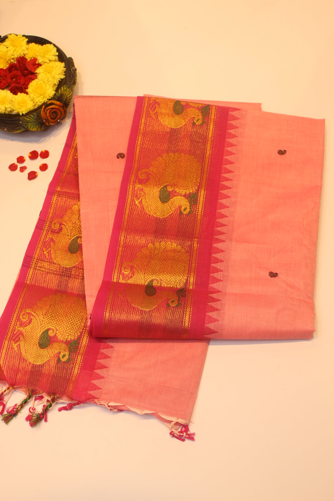 Cotton saree with Border
