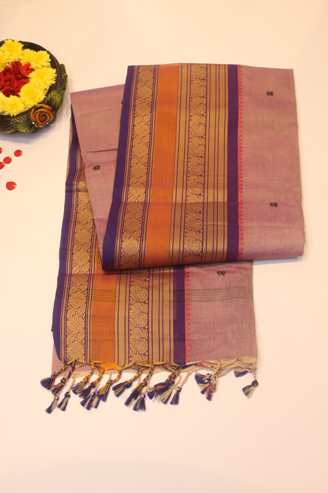 Cotton saree with Border