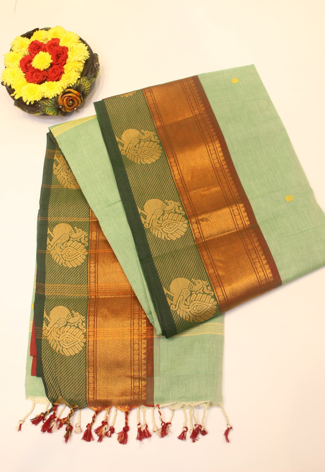 Cotton saree with Border