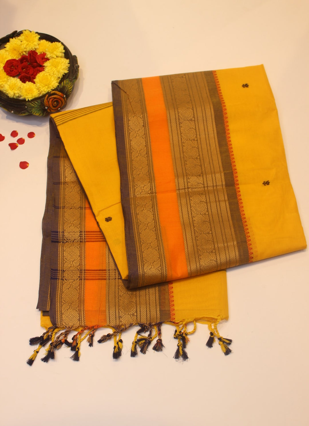 Cotton saree with Border