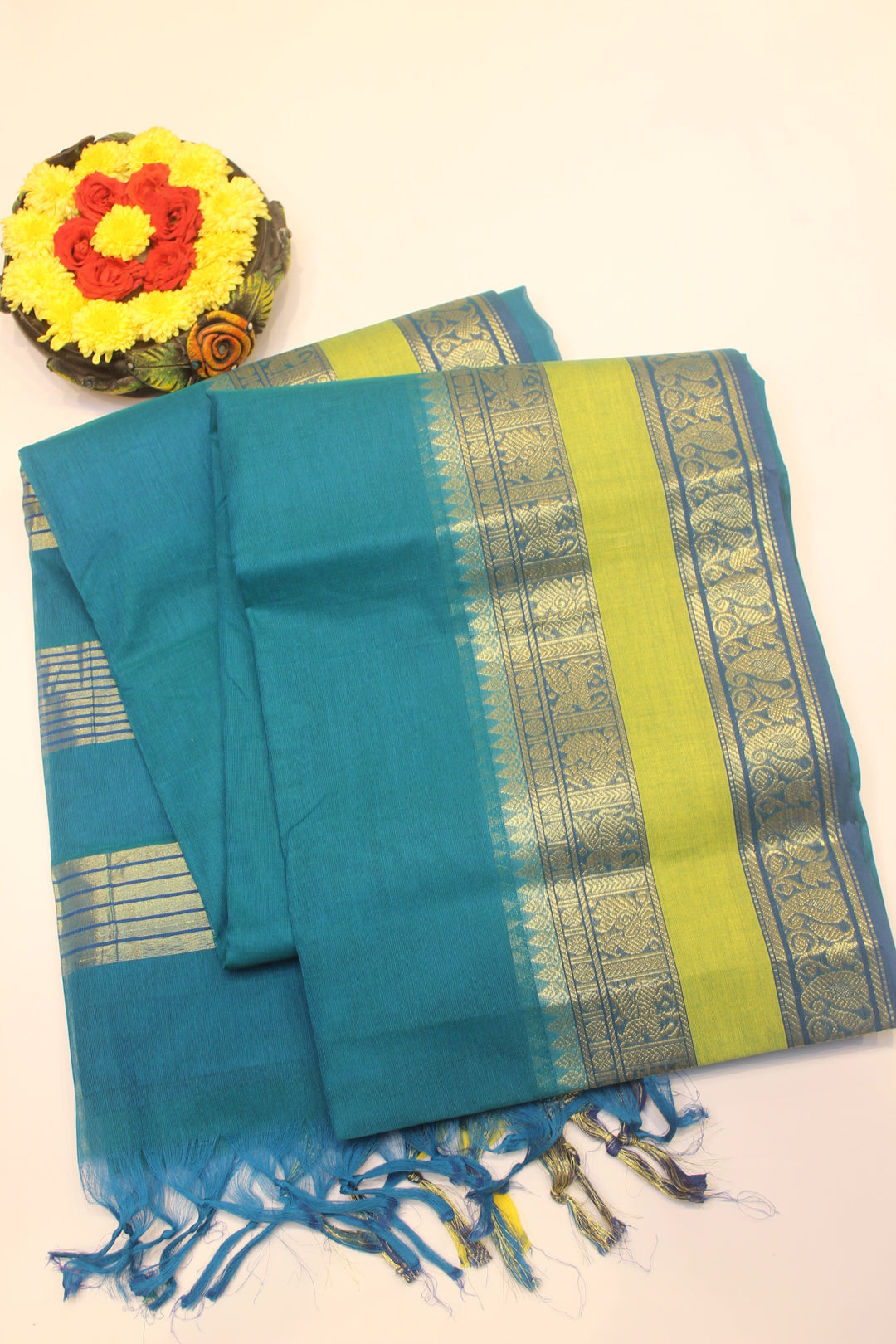 Cotton saree with Border