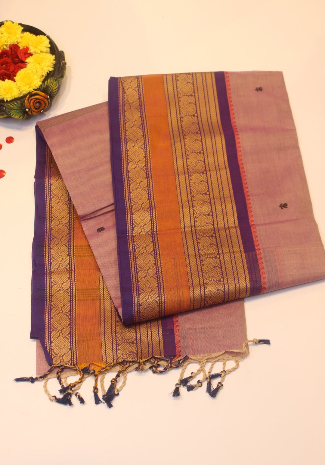 Cotton saree with Border