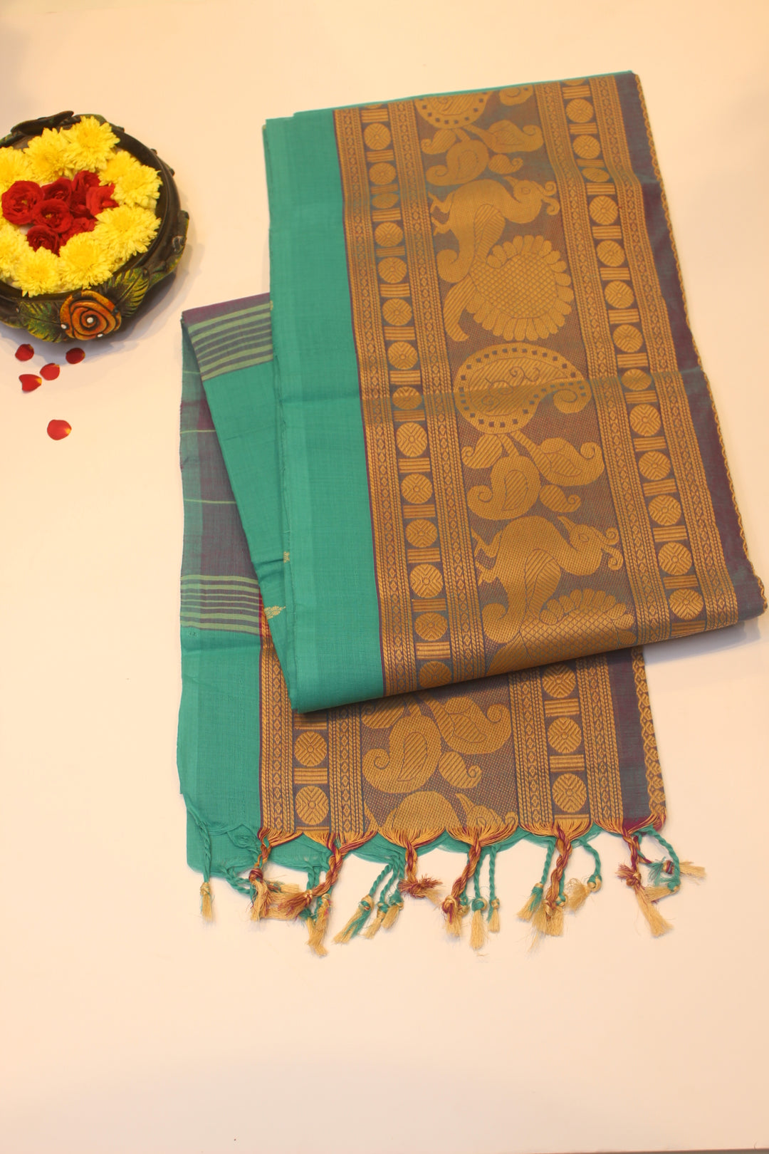 Cotton saree with Border