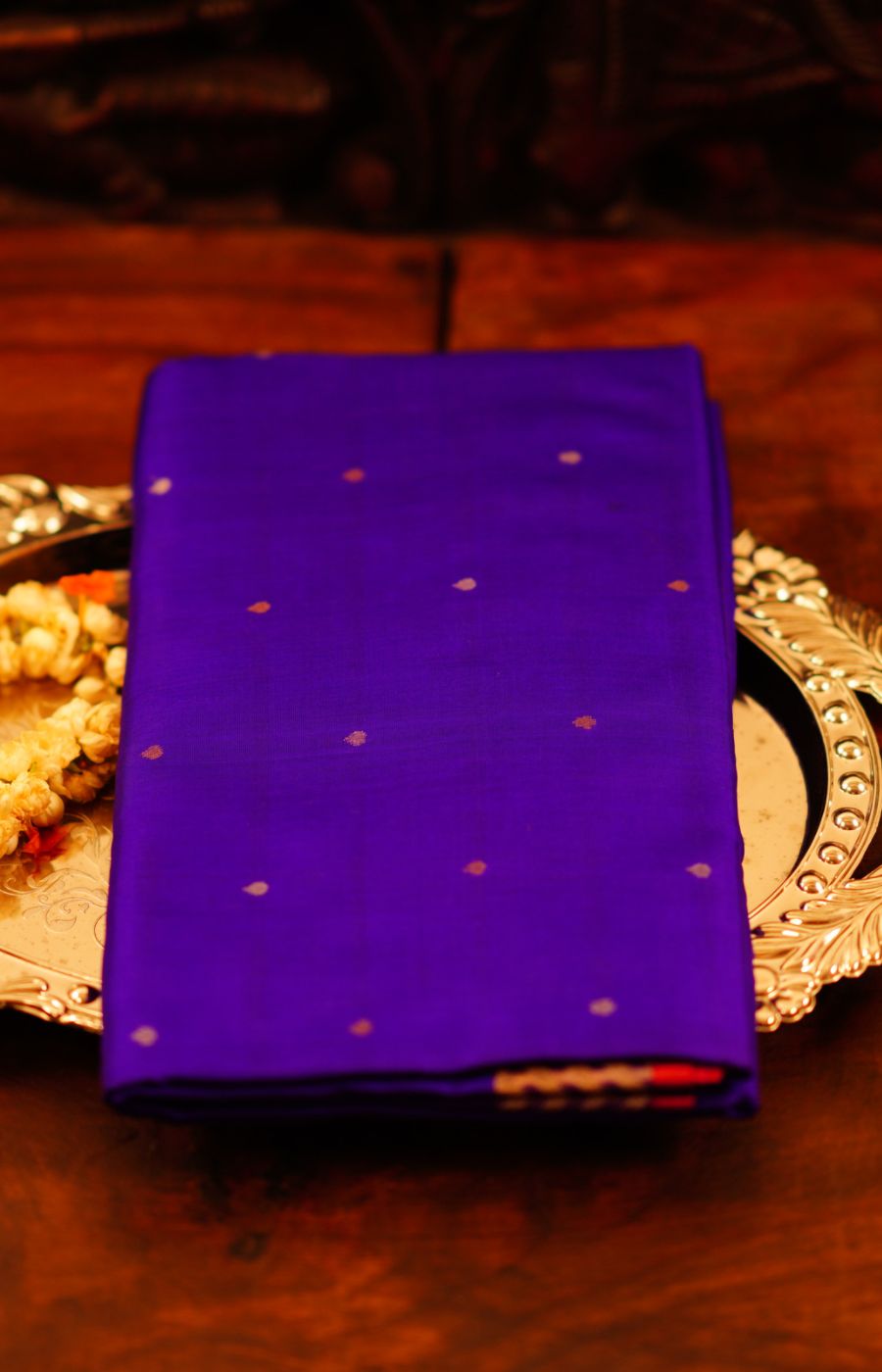 Purple Uppada Jamdani saree