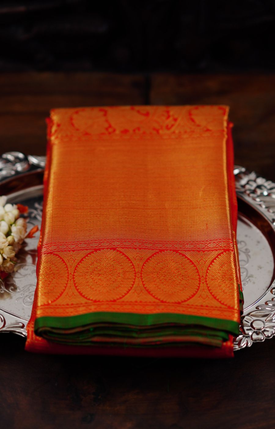 Rich border Red Uppada pattu