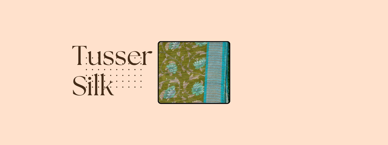 Buy Tussar Silk Sarees Online