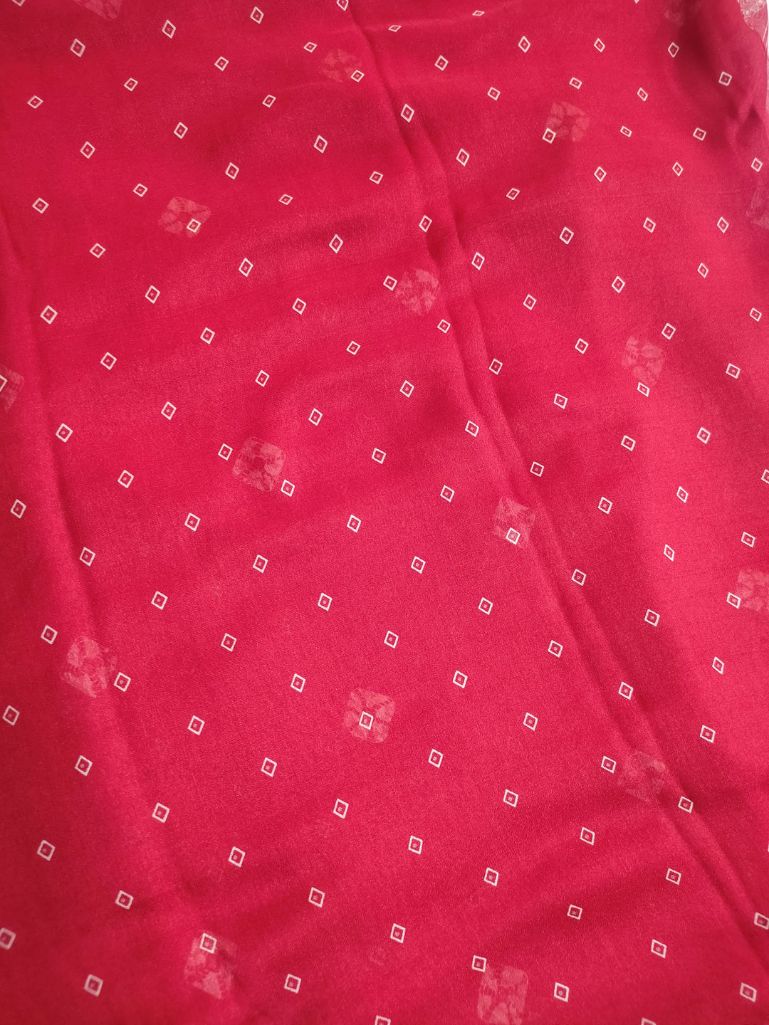 Ajrakh Print Fancy Saree