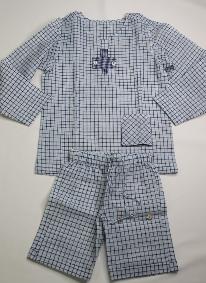 Boys Full Sleeve Shirt with Shorts