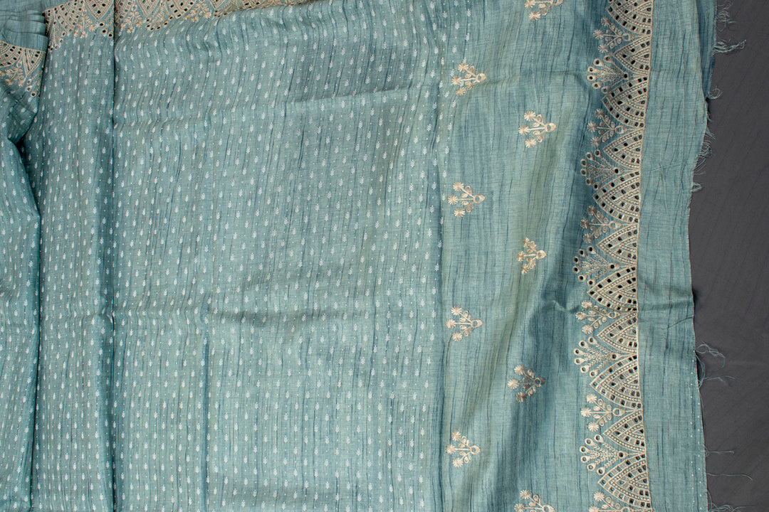 Semi Jute Tussar saree