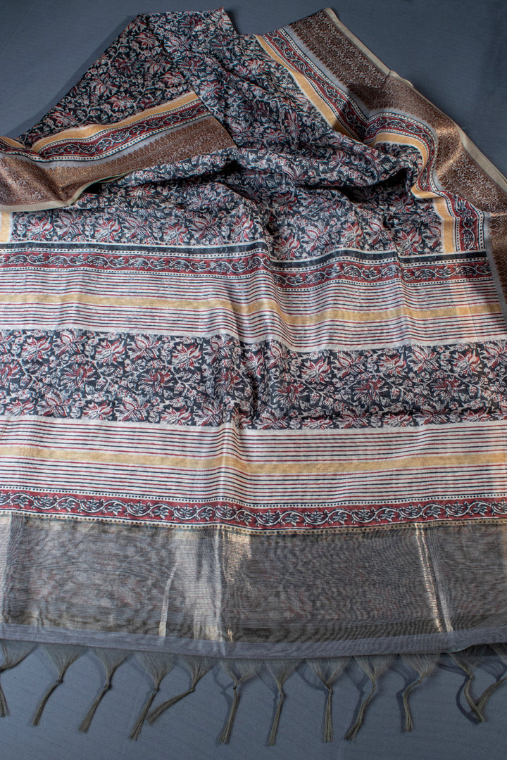 kalamkari chanderi silk sarees