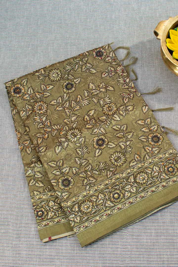 kalamkari with french knot