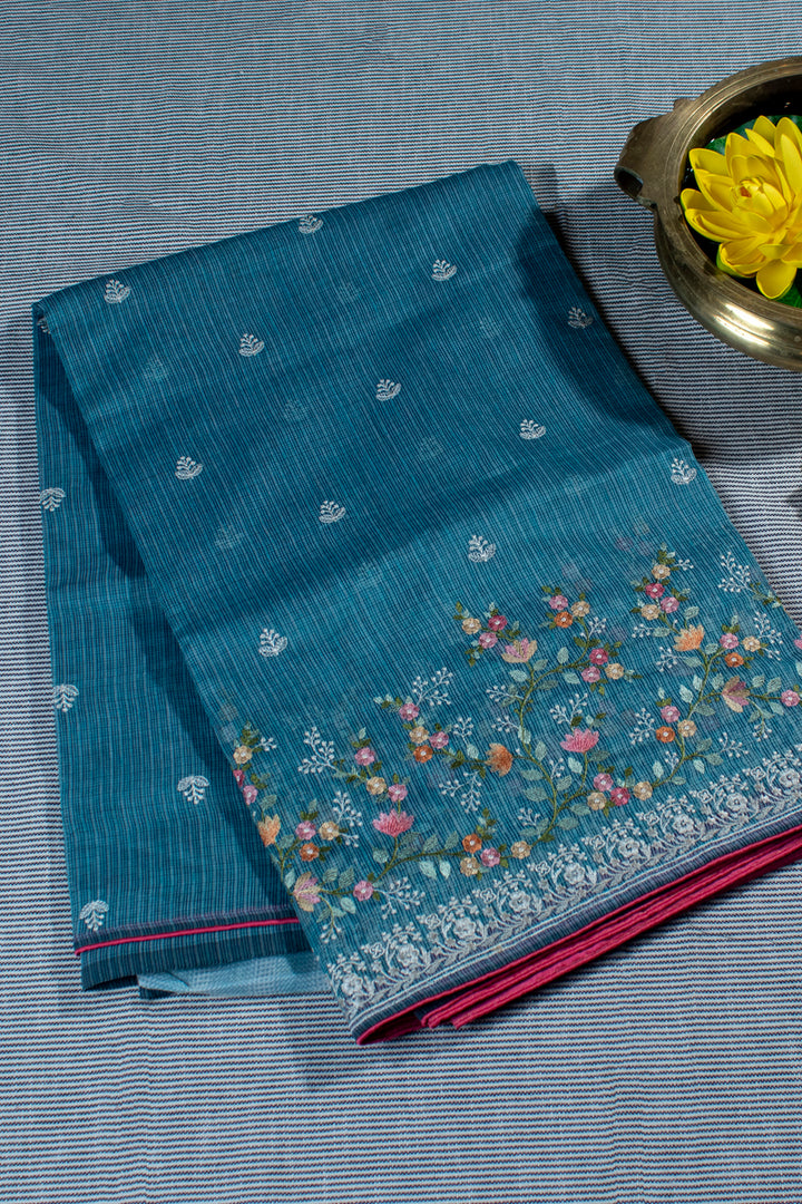 kota embroidered saree