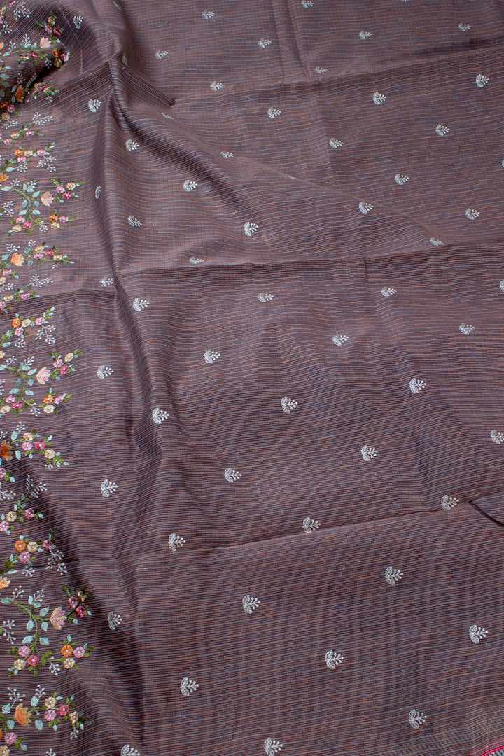 kota embroidered saree