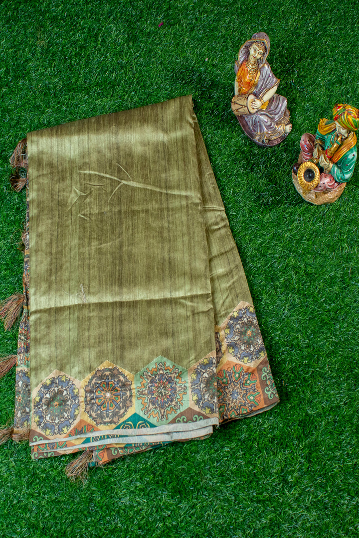 Jute Tussar with Kantha work