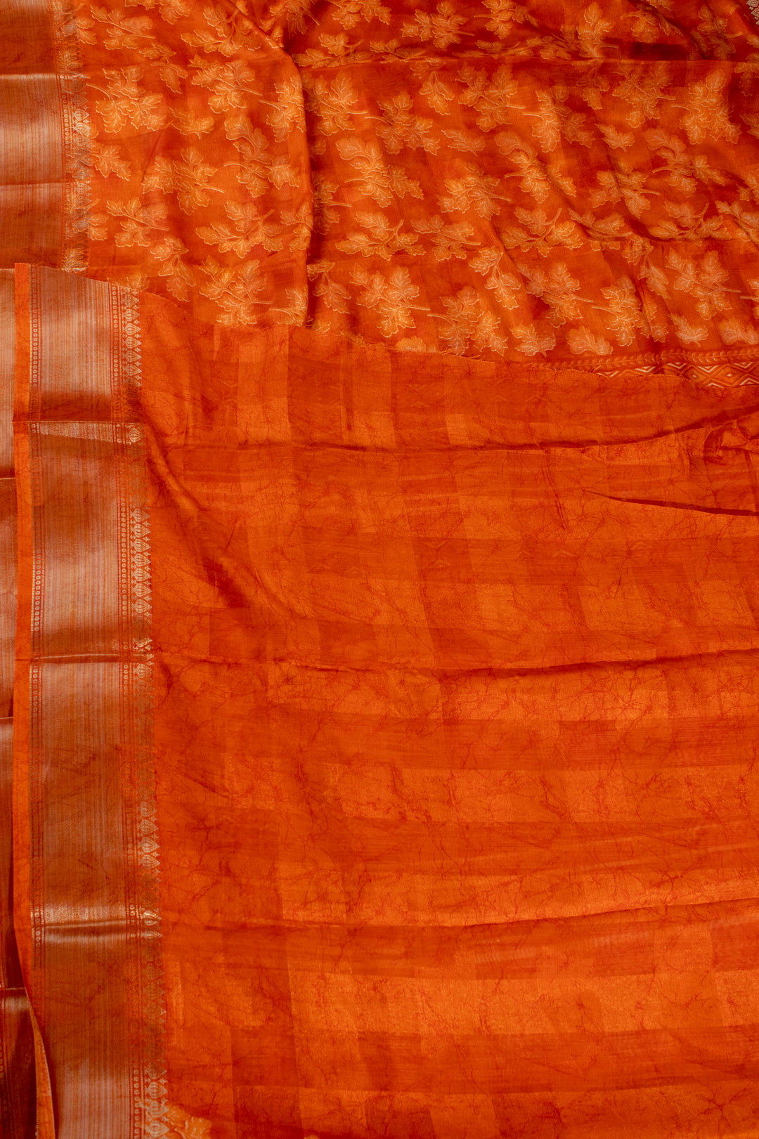 Jute Silk Cotton with Floral print