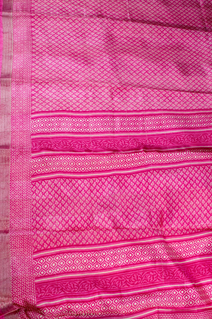 Jute Silk Cotton with Floral print